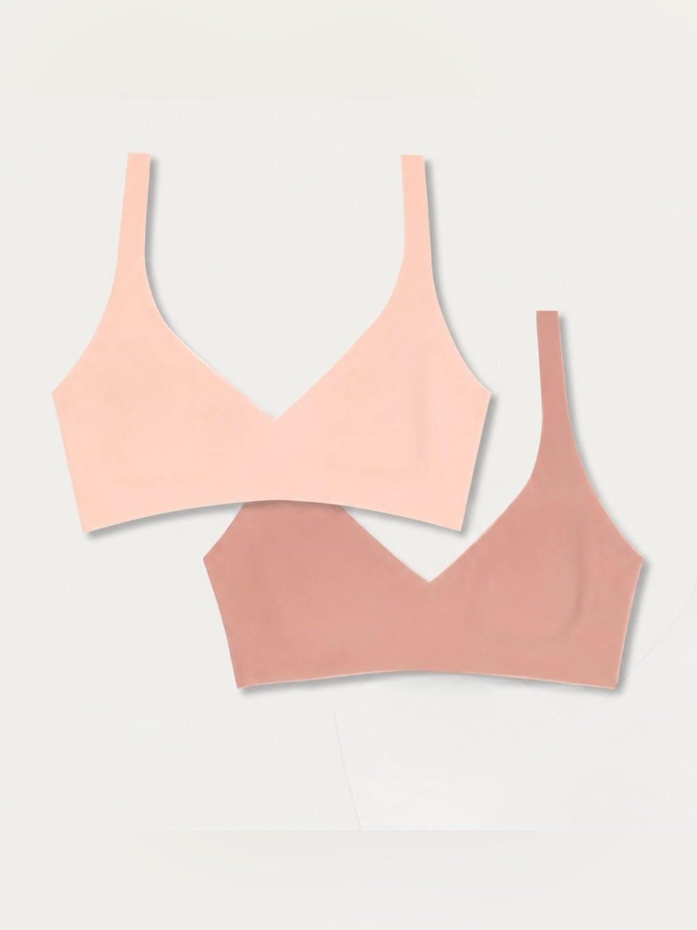 Bombas | 2-Piece Bundle No Show Plunge Bralette, L